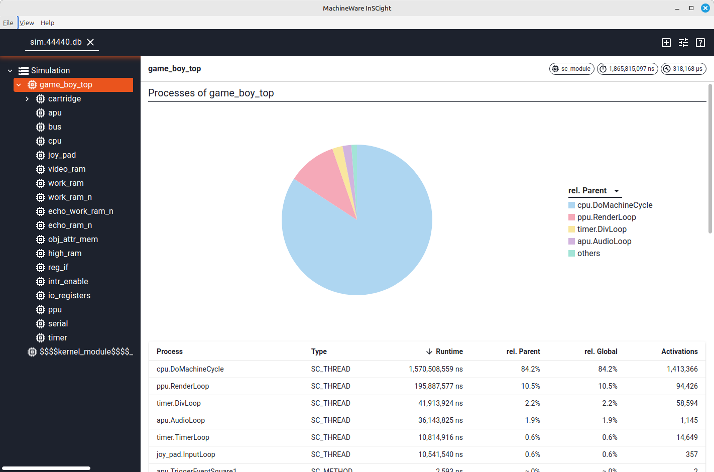 Screenshot of InSCight GUI